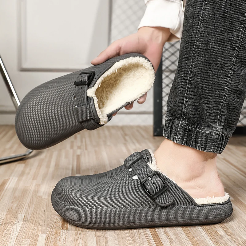 Men Winter Slippers Adjustable - Outdoor Lighting For Your House review and price
