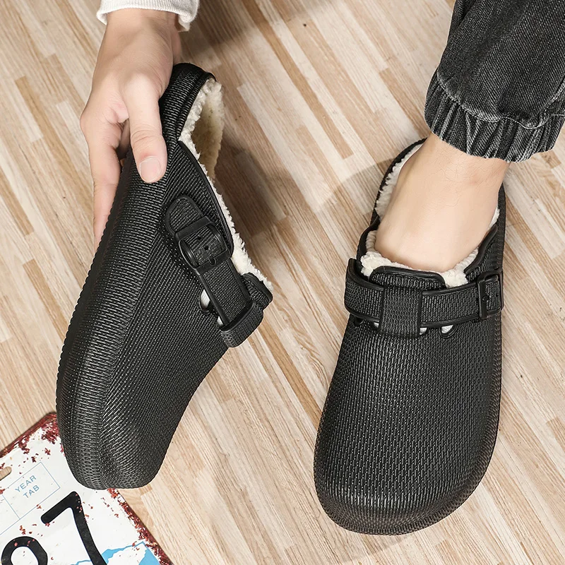 Men Winter Slippers Adjustable - Outdoor Lighting For Your House review and price