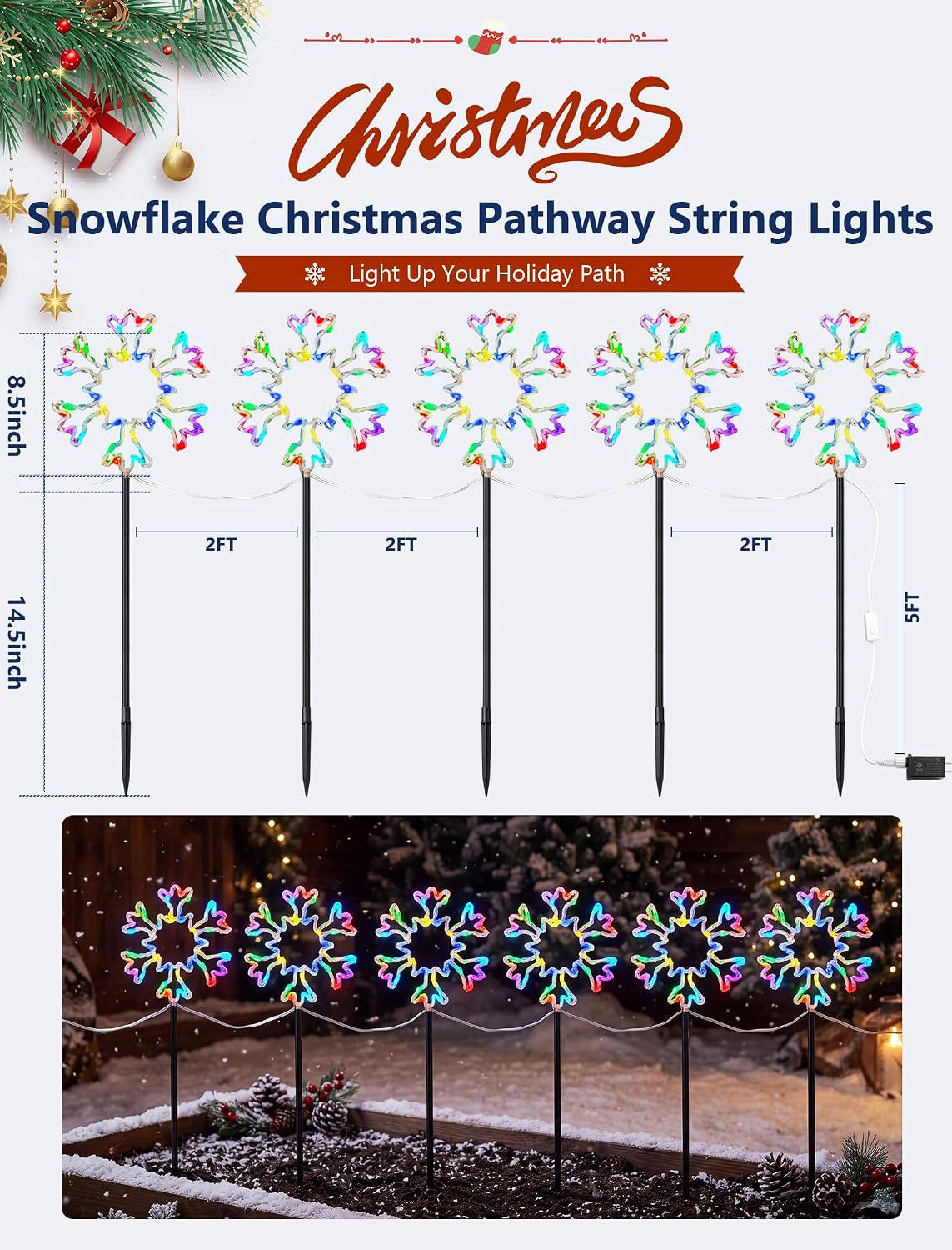 Christmas Snowflake Outdoor Pa - Outdoor Lighting Pathway review and price
