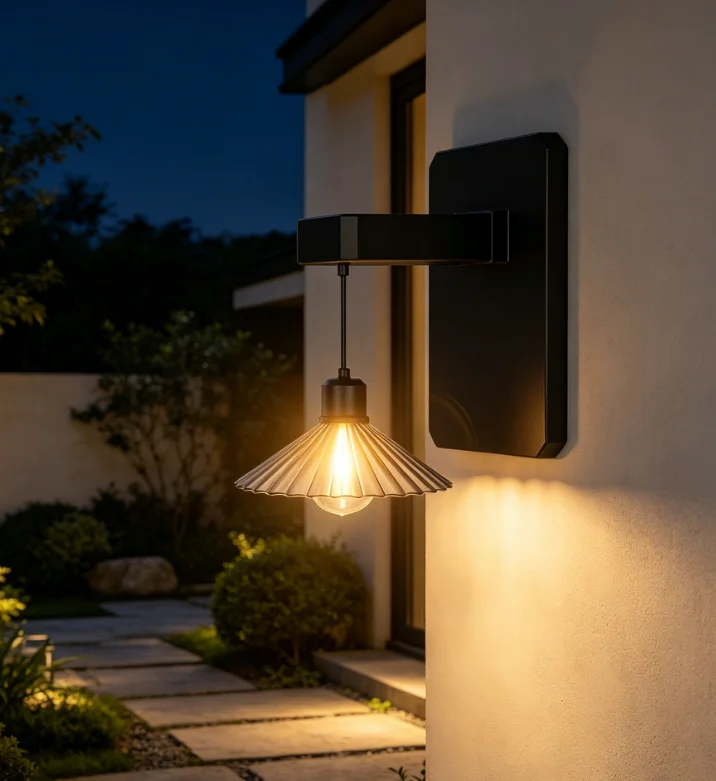 Solar Outdoor Wall Lamp Retro  - Outdoor Lighting Waterproof review and price