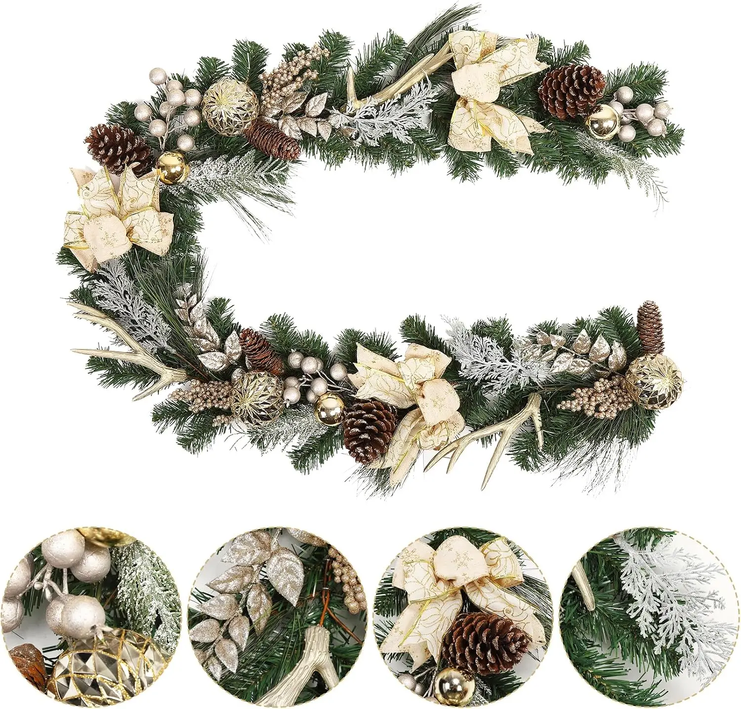 Garvee 6 ft Pre-Lit Christmas  - Outdoor Lighting Effects review and price