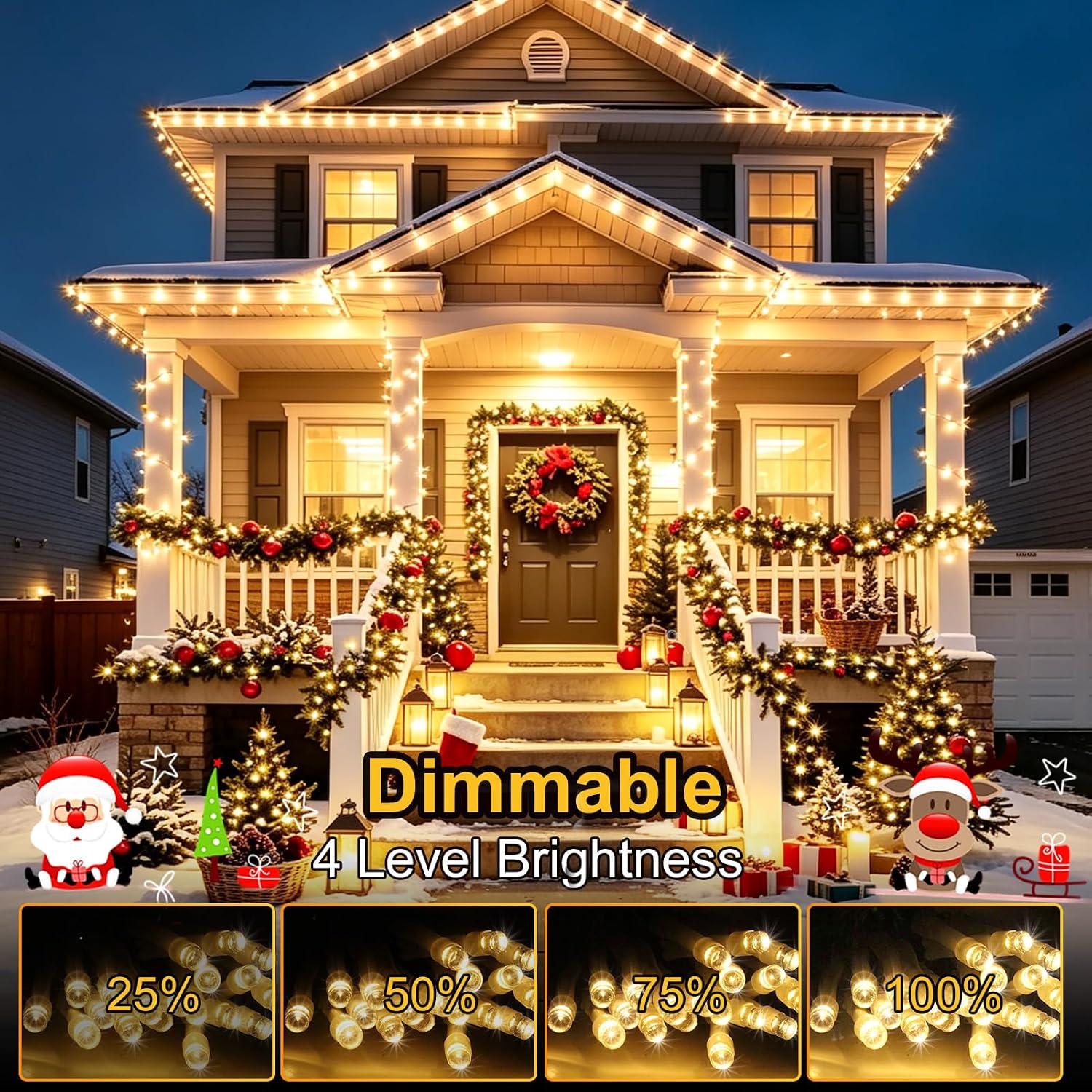 Christmas String Lights Outdoo - Outdoor Lighting Waterproof review and price