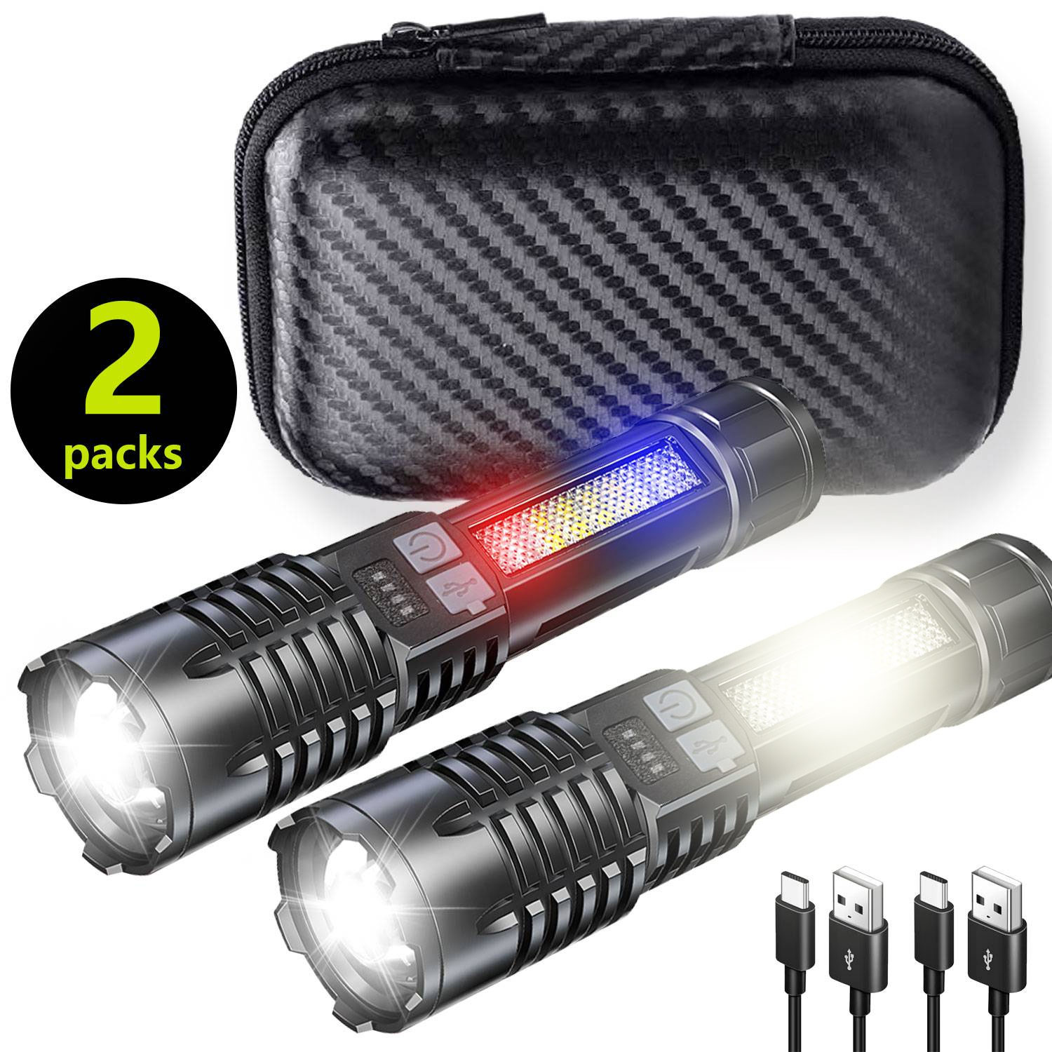 High Power LED COB Flashlight  - Outdoor Lighting Black review and price