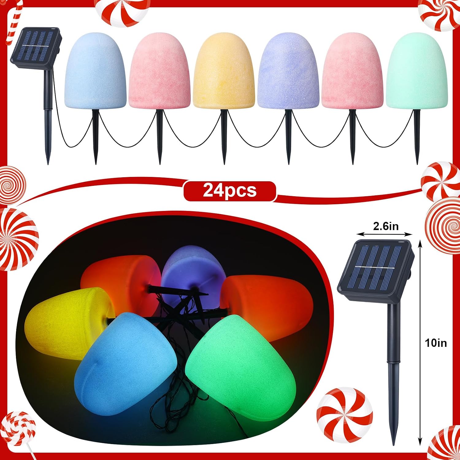 Colorful Solar Pathway Lights, - Outdoor Lighting Pathway review and price